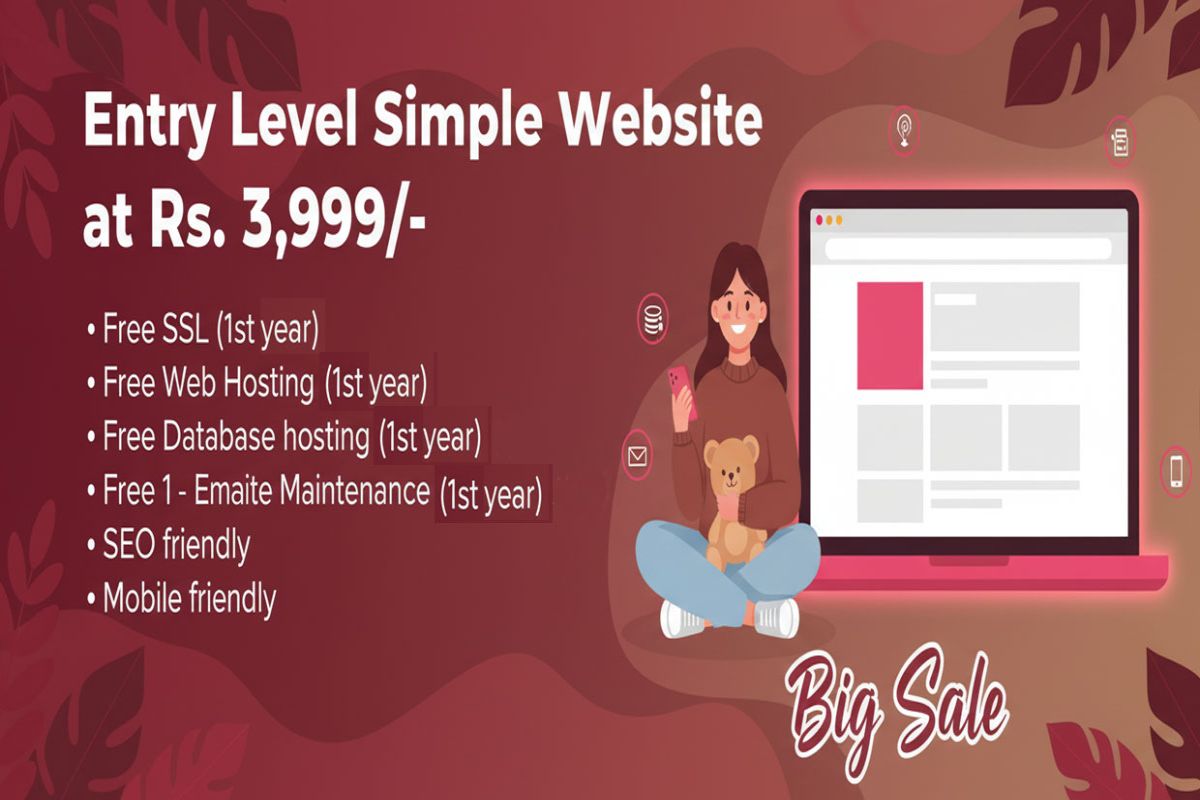 Entry Level Simple Website Development Starting at Rs 3999 - Entry level website development, Simple website design package, Basic business website solution, Starter website for small business, Low cost simple website, Beginner website development service, Small company basic website, Static website development package, Affordable starter website, Simple corporate website, Basic professional website, Introductory website solution